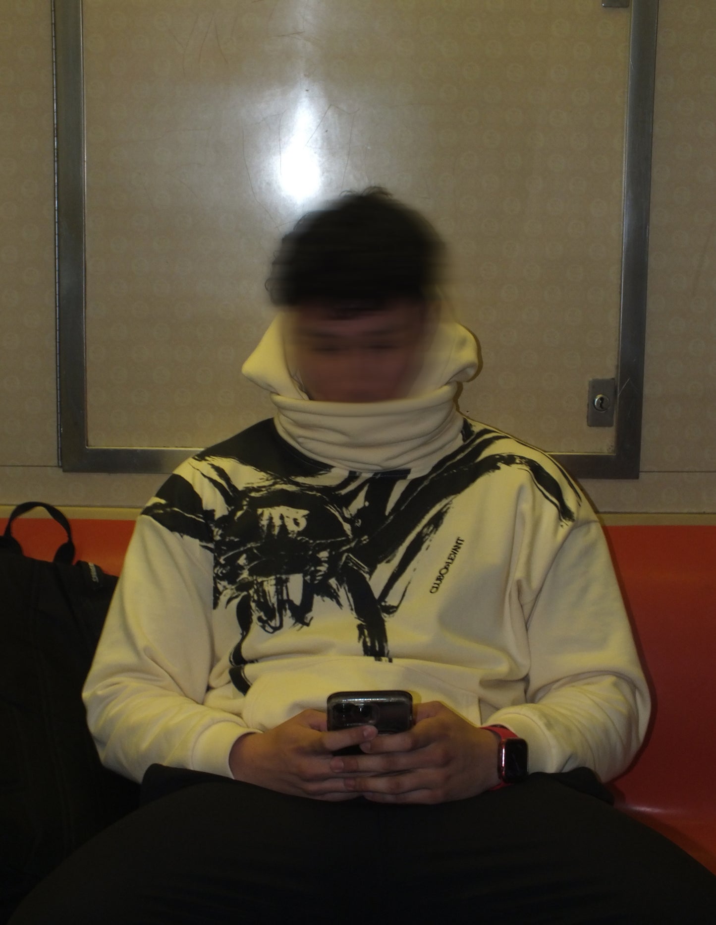 Masked Hoodie (Off-White)